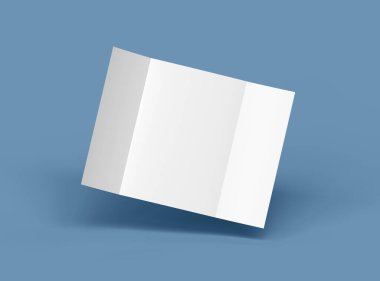 Tasarımınızı sunmak için özelleştirilebilir A4 Kapısı Broşür Yapılandırması