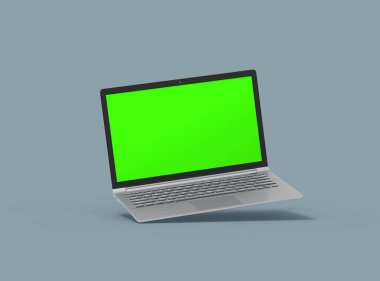 Değiştirilebilir ekran tasarımlı bir dizüstü bilgisayarın özelleştirilebilir maketi