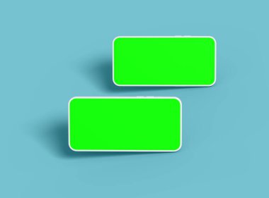 UI / UX için Özelleştirilebilir Tasarımı Olan Markasız Akıllı Telefon Şablonu