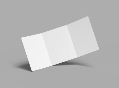 Boş 3 katlı ABD mektubu 8.5x11 Inc boyutunda 3D broşür