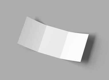 3 katlı ABD mektubu 8 '5x11 Inc boyutunda 3 boyutlu broşür