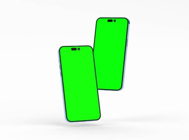 Smartphone 14 Pro Maksimum Uygulama ve Web Sitesi UI markalaşması.