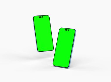 Smartphone 14 Pro Maksimum Uygulama ve Web Sitesi UI markalaşması.