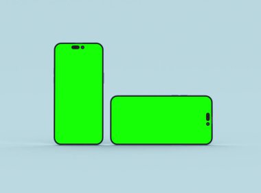 Smartphone 14 Pro Maksimum Uygulama ve Web Sitesi UI markalaşması.