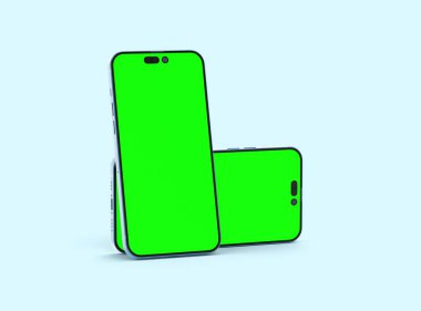 Smartphone 14 Pro Maksimum Uygulama ve Web Sitesi UI markalaşması.