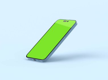 Telefon 14 Pro uygulama ekran sunum şablonu. 3d hazırlayıcı