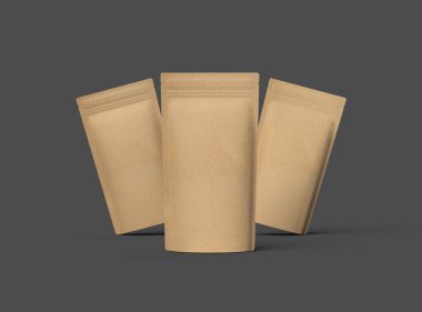 Koyu arkaplanda fermuarı olan dar bir paket paketi oluşturma 