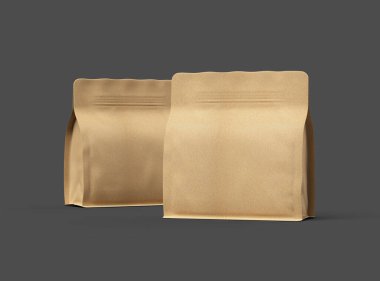 Kare kağıdın koyu arkaplanda fermuarlı bir paket oluşturmasıName
