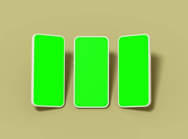 UI / UX Ürün Gösterimi için Özelleştirilebilir Tasarımı olan Markasız Akıllı Telefon Şablonu 