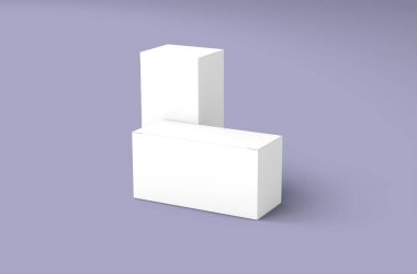 Temiz arka planda çay reklamları için gerçekçi kutu ambalajlama 