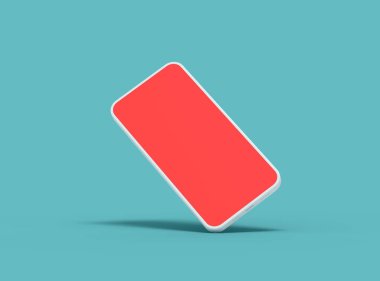 UI / UX için Özelleştirilebilir Tasarımı Olan Markasız Akıllı Telefon Şablonu