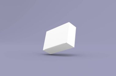 Marka reklamları için küçük raptiye kutusu modelleme 