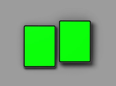 Lüks bir tabletin değiştirilebilir ekran tasarımlı 3d sunucuları