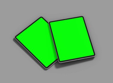 Lüks bir tabletin değiştirilebilir ekran tasarımlı 3d sunucuları