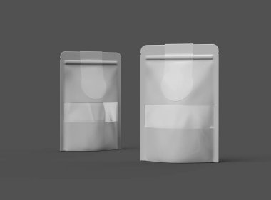 Koyu arkaplan üzerinde şeffaf pencere ve üst etiket etiketli parlak bir doydoyuma paketi oluşturma