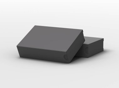 Açık arkaplanda dikdörtgen kayan çekmece kutusu oluşturma