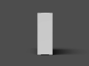 Koyu arkaplanda dikdörtgen kayan çekmece kutusu oluşturma 