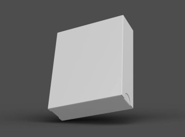 Koyu arkaplanda dikdörtgen kayan çekmece kutusu oluşturma 