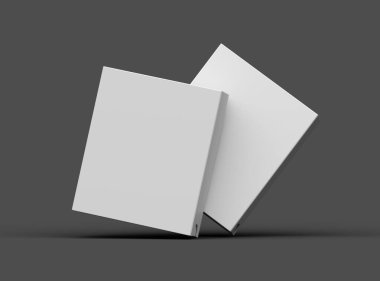 Koyu arkaplanda dikdörtgen kayan çekmece kutusu oluşturma 