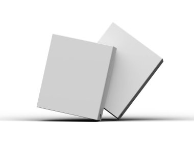 Açık arkaplanda dikdörtgen kayan çekmece kutusu oluşturma