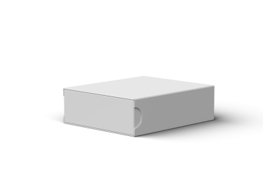 Şeffaf bir arkaplan üzerinde dikdörtgen kayan çekmece kutusu oluşturma