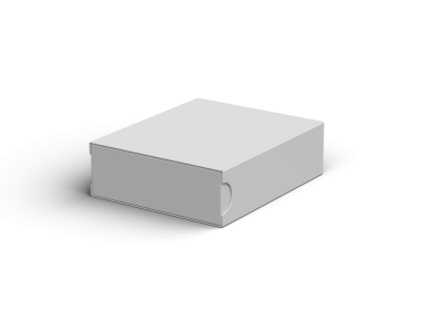 Şeffaf bir arkaplan üzerinde dikdörtgen kayan çekmece kutusu oluşturma