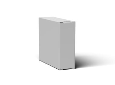 Şeffaf bir arkaplan üzerinde dikdörtgen kayan çekmece kutusu oluşturma