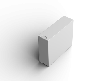 Şeffaf bir arkaplan üzerinde dikdörtgen kayan çekmece kutusu oluşturma