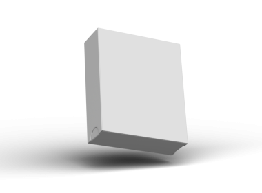 Şeffaf bir arkaplan üzerinde dikdörtgen kayan çekmece kutusu oluşturma