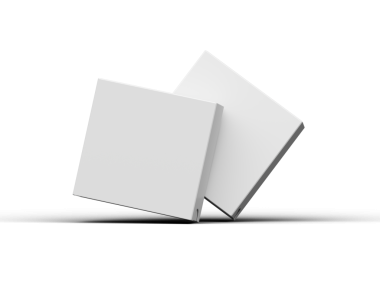 Şeffaf bir arkaplan üzerinde kare kaydırma çekmece kutusu oluşturma