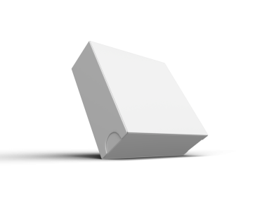 Şeffaf bir arkaplan üzerinde kare kaydırma çekmece kutusu oluşturma