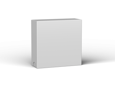 Şeffaf bir arkaplan üzerinde kare kaydırma çekmece kutusu oluşturma