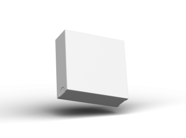 Şeffaf bir arkaplan üzerinde kare kaydırma çekmece kutusu oluşturma