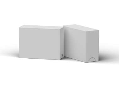 Şeffaf bir arkaplan üzerinde geniş dikdörtgen kayan çekmece kutusunun oluşturulmuş resmi