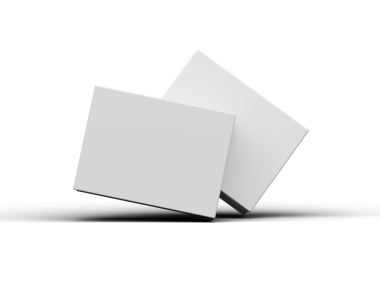 Şeffaf bir arkaplan üzerinde geniş dikdörtgen kayan çekmece kutusunun oluşturulmuş resmi