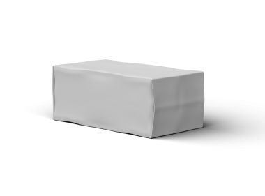 Şeffaf bir arkaplan üzerinde beyaz dikdörtgen çizilmiş bir kutunun resmi