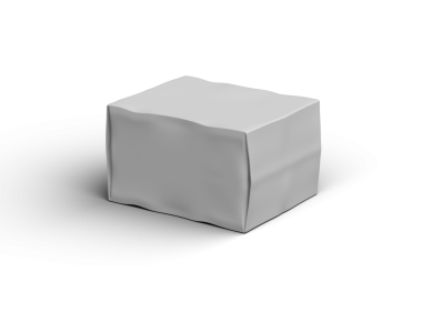 Şeffaf bir arkaplan üzerinde küçük beyaz bir dikdörtgen çizilmiş kutu resmi