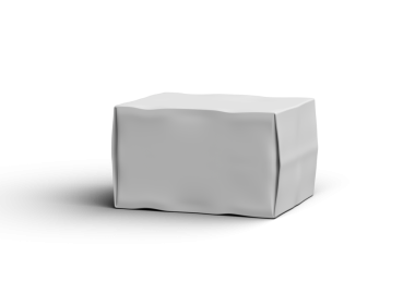 Şeffaf bir arkaplan üzerinde küçük beyaz bir dikdörtgen çizilmiş kutu resmi