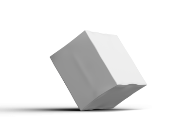 Şeffaf bir arkaplan üzerinde küçük beyaz bir dikdörtgen çizilmiş kutu resmi