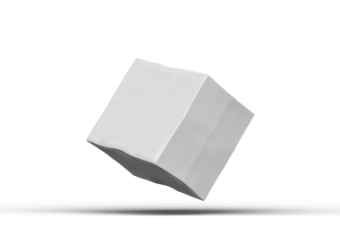 Şeffaf bir arkaplan üzerinde küçük beyaz bir dikdörtgen çizilmiş kutu resmi