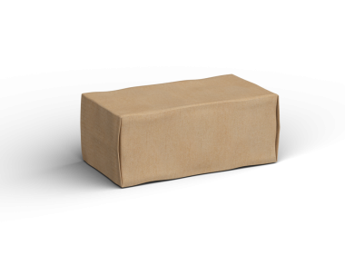 Şeffaf arkaplanı göçüklü dikdörtgen karton kutunun oluşturulmuş resmi