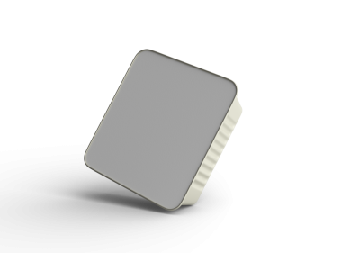 Şeffaf bir arkaplanda izole edilmiş küçük bir besin folyo tepsisinin 3D görüntüsü