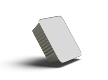 Şeffaf bir arkaplanda izole edilmiş küçük bir besin folyo tepsisinin 3D görüntüsü