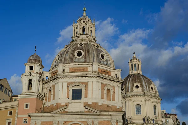 stock image Church of Santa Maria di Loreto at the Trajan Forum, Rome Italy