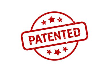 Patented - Stamp, Imprint, Seal TemplateVector Stock