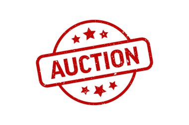 Auction - Stamp, Imprint, Seal Template Vector Stock