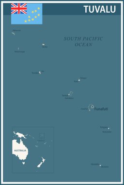 Tuvalu Haritası Vintage Koyu Mavi Bej - Tuvalu 'nun idari bölümleri web sitesi, eğitim, raporlar, haberler, haberler, politika, baskı, poster ve duvar kağıdı ile özelleştirilebilir siyasi haritası