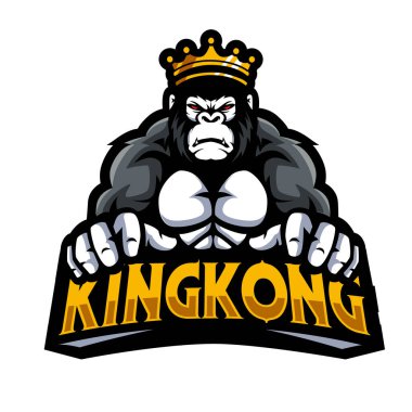 KONG MASKOT LOGO VECTOR