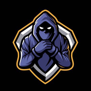 hacker mascot for sports and esports logo