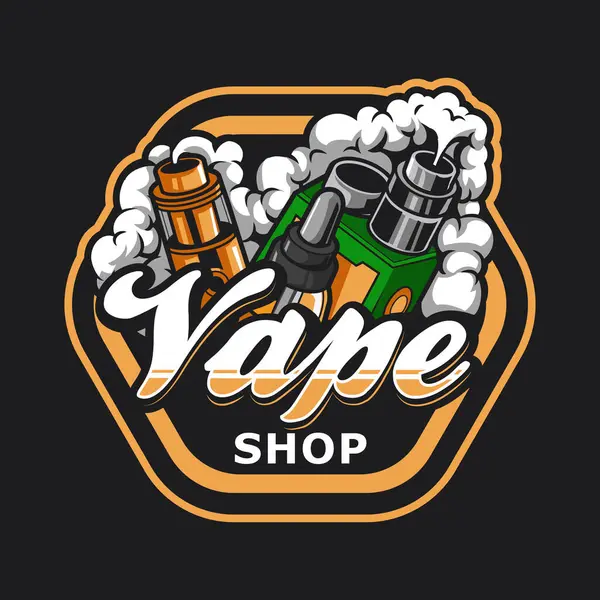 vape esport logo şirketi şablonu